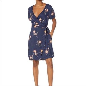 Roxy floral wrap dress